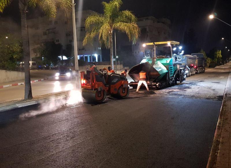 עבודות קדחתניות לשיקום הכבישים בלוד