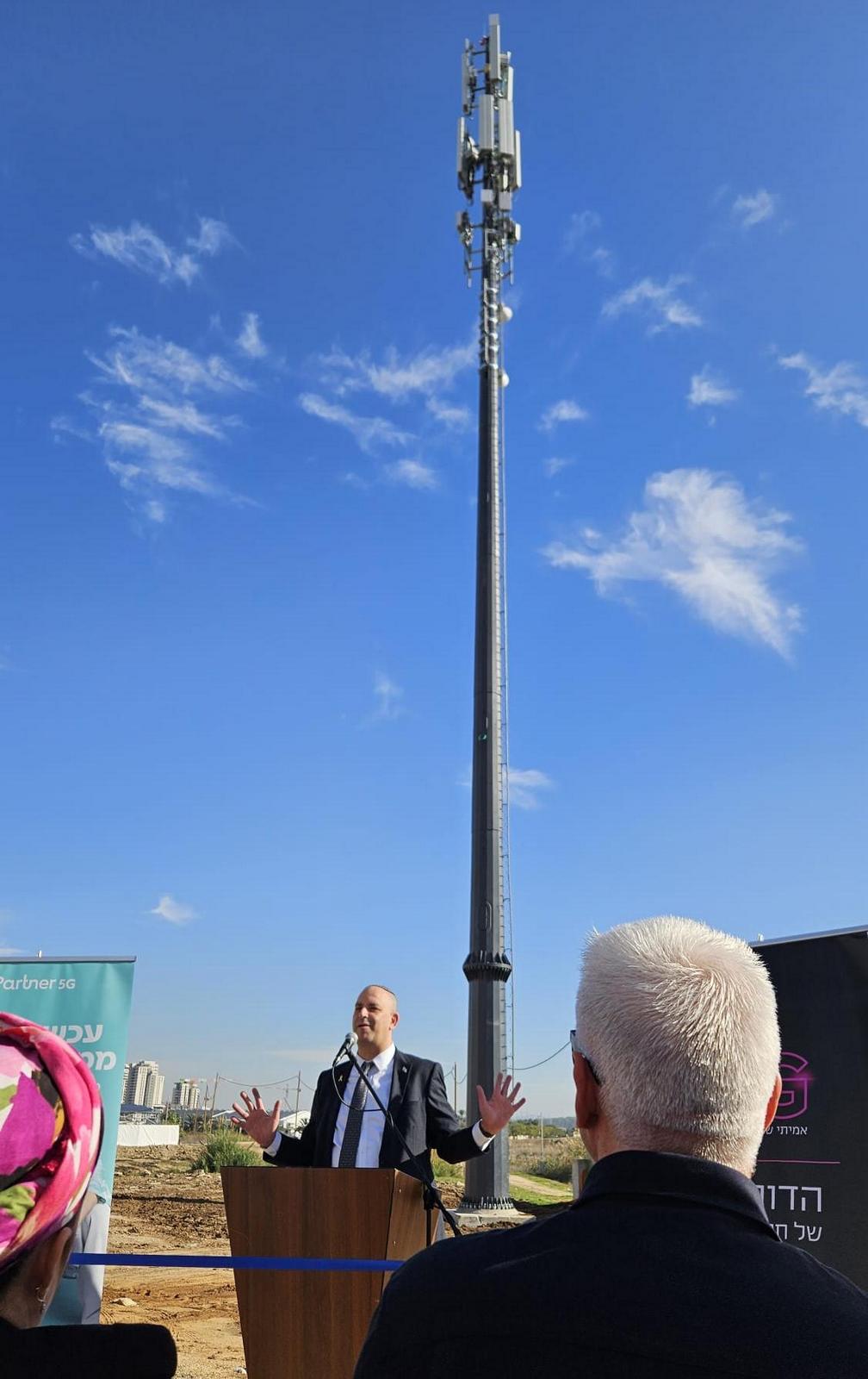 התורן הענק יאפשר קליטה סלולרית איכותית שמבטיחה גם מענה מהיר וזמין בשעת חירום