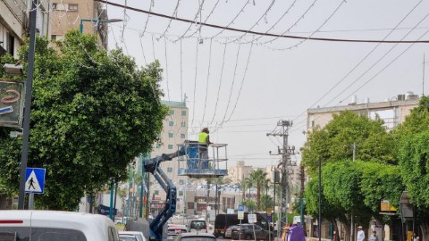 נוצץ בנשיא: האורות של ממילא הירושלמית הגיעו ללוד