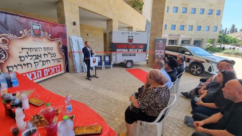 בשיתוף עיריית לוד ו'יחידה-360': חפ"ק-גמ"ח אבלים נחנך לע"נ מאיר אורן בן יפתח הי"ד