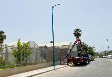 ביטחון אישי גם בשעות הלילה: 12 עמודי תאורה חדשים הותקנו ברחוב השייטת בלוד