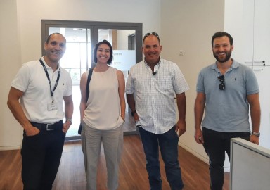 שיתוף פעולה לעידוד התעסוקה בלוד: אדריכלית העיר סיירה במטה חברת UMI