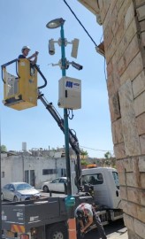 עובדי עיריית לוד פעלו לשיקום מערך מצלמות הביטחון שהושחתו ברחבי העיר