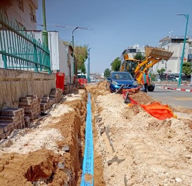 תאגיד מי לוד ממשיך בשדרוג תשתיות והחלפת צנרת מים בגני אביב