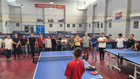 פרויקט אימון טניס שולחן לחרדים יצא לדרך!