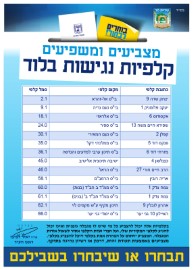 רשימת קלפיות נגישות מיוחדות בעיר לוד