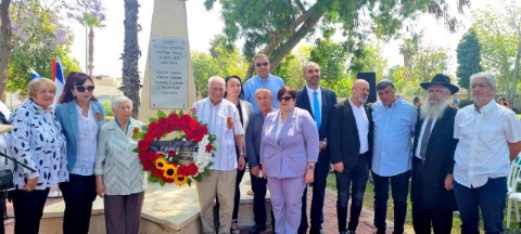 הווטרנים וניצולי השואה בלוד חגגו 78 שנים לניצחון על הנאצים