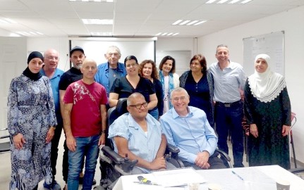 יו"ר אקים ישראל הרב ד"ר בני לאו ביקר בסניף לוד-שוהם והתפעל מהעשייה