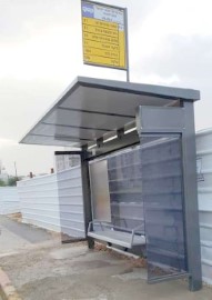 לרווחת הנוסעים: תחנות אוטובוס חדשות ומודרניות הותקנו בשכונת 'גני איילון'