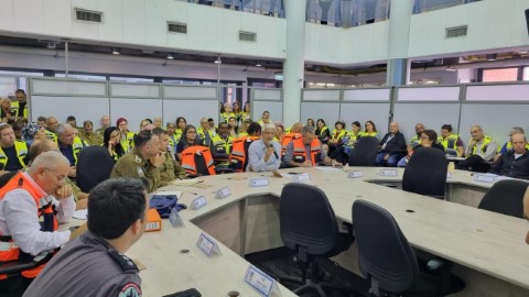 מוכנה לחירום: עיריית לוד ערכה תרגיל ענק בסימולטור של פיקוד העורף