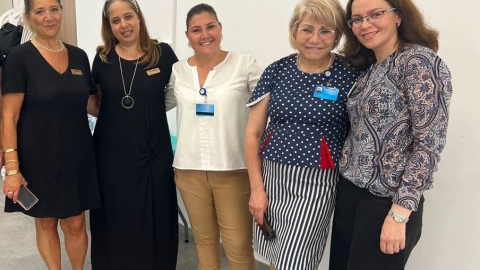 בלוד נערכה פעילות בוקר מפנקת לנשים לאחר לידה