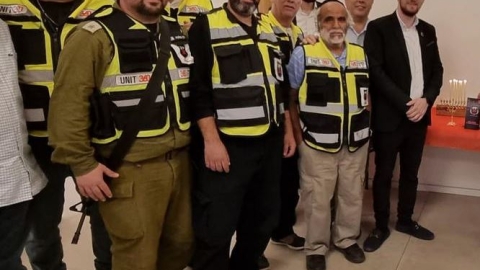 אירוע הוקרה לתושבי לוד - מתנדבי יחידה 360 על עבודתם המסורה במהלך המלחמה