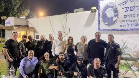 ערב 'על-האש' ופינוקים לחיילי מג"ב בלוד בהוקרה על מסירתם בהגנה על ישראל