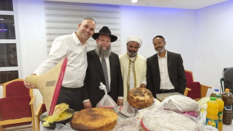 חג הסיגד בלוד נחגג עם מטעמים מסורתיים, ברכות ותפילה לירושלים הבנויה