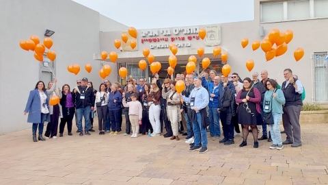 משלחת JCCA מצפון אמריקה התארחה בלוד לשיתוף פעולה עם המתנ"סים