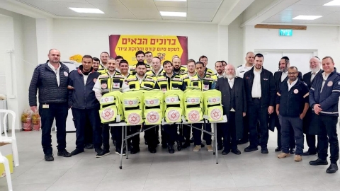 20 מתנדבים בלוד סיימו קורס חובשים המכשירם להצלת חיי אדם