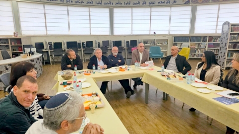 המנכ"ל הנכנס והמנכ"ל היוצא של 'אורט ישראל' סיירו בשלושת בתי הספר של הרשת בלוד