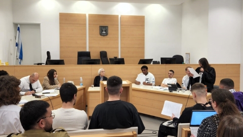 תלמידי קידום נוער היל"ה בלוד הפכו פרקליטים ליום אחד בבית המשפט המחוזי