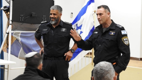 בלוד ערכו אירוע הצדעה למשפחות כיתות הכוננות במשטרה