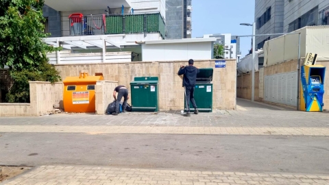 עובדי התברואה של עיריית לוד פינו 350 טון אשפה בערב חג הפסח - כפול משנה הקודמת