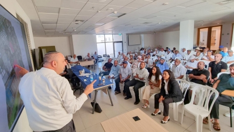 מבני הפאר שנבנים בלוד בהשקעה של 15 מיליון ₪ לקהילת יוצאי אתיופיה הוצגו לעשרות מבני העדה