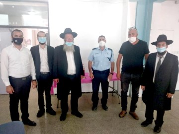 תיאום ציפיות: סמת"ח המשטרה ומנהל אגף ביטחון בעיריית לוד נפגשו עם רבני שכונת 'גני איילון'