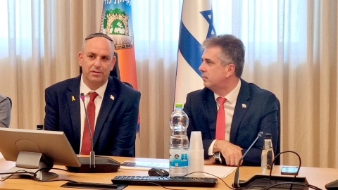 ביקור עבודה של שר האנרגיה והתשתיות אלי כהן בלוד