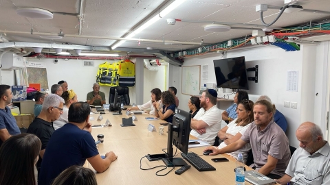 מערך החירום של עיריית לוד ביצע תרגול לעלטה במלחמה רב-זירתית