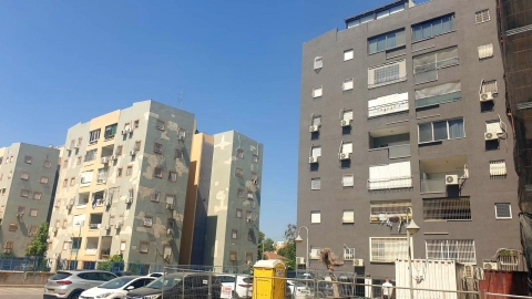 שיפוץ חזיתות בגני יער בלוד: סוף לסבל של 25 שנים