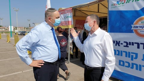 סטארט אפ קורונה נסיוני בלוד, בדיקה ותשובה תוך רבע שעה!