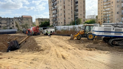 היסטוריה בלוד: החלה בניית מגדל המגורים הראשון במסגרת ההתחדשות העירונית