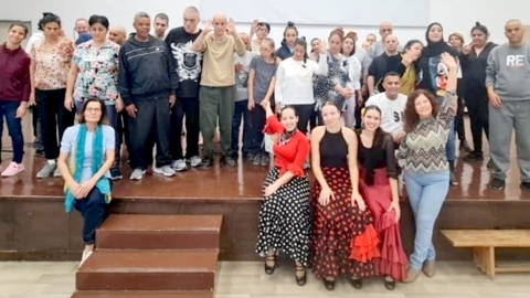 להקת הפלמנקו הישראלית התארחה השבוע בלוד כחלק משיתוף פעולה עם אקים לוד-שוהם