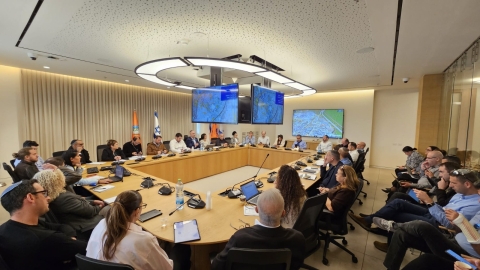 צמרת ראשי משרד התחבורה בישראל נפגשה בלוד לקדם תחבורה עתידית טובה, נגישה ומהירה בעיר 