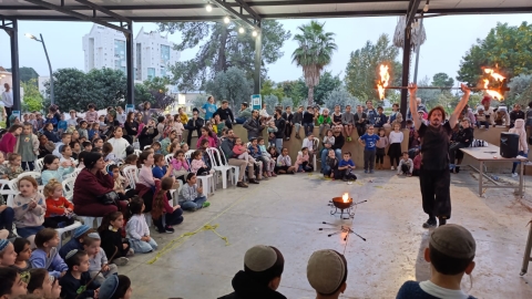 חגיגות עירוניות בלוד בימי החנוכה עם מלא אור ושמחה 