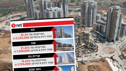 זינוק למקום ה-1 בישראל: ערך הדירות בלוד התייקר הכי הרבה במדינה בשנת 2024 