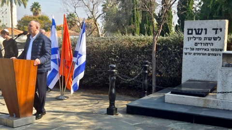 בטקס מרשים, מרגש ומכובד ציינה לוד  את יום השואה הבינלאומי