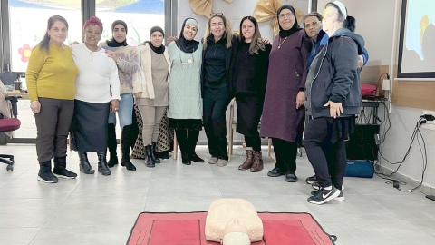 הכשרה מצילת חיים: מטפלים באנשים עם מוגבלויות בלוד עברו קורס עזרה ראשונה