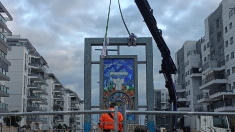 עיריית לוד בונה בגני איילון את כיכר "יחד שבטי ישראל" - לזכרו של הרב אלישיב זצ"ל
