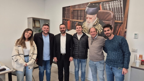 בכירי תנועת בית"ר והנוער הלאומי התארחו בלוד - בתקווה לפתיחת סניף עירוני