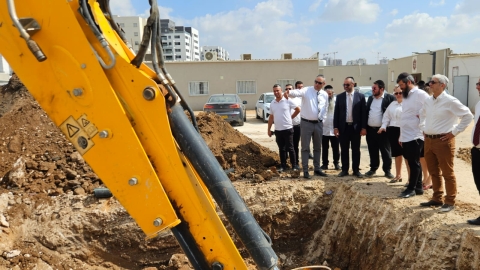 עיריית לוד מקימה חדר טרפו בגני איילון שיזרים חשמל למתחם בתי הכנסת ומוסדות החינוך 