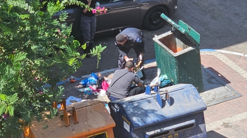 נבירה באשפה – קנסות למלכלכים: מבצע האכיפה "שומרים על בית נקי ובטוח" בלוד עולה שלב