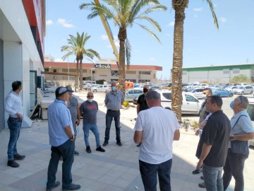 ממשיכים לפתח בלוד: מנהלי המחלקות באגף תפעול סיירו ברחוב היוצרים המתחדש