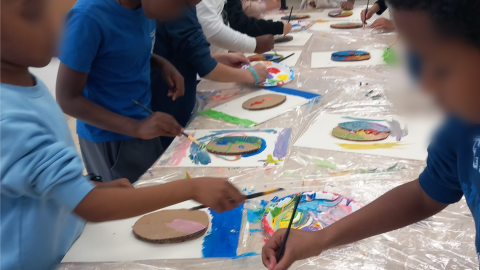 הספרייה העירונית "לדורות" בלוד מחברת תלמידים לאמנות: סדנת קוביזם בהשראת פיקאסו בבית-ספר לוי אשכול