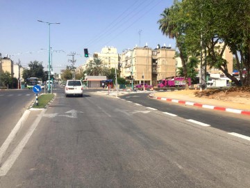 נפתח כביש חדש שיקל על עומסי התנועה בצומת רח' דוד המלך / שלמה המלך בלוד