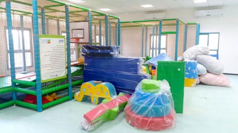 משחקיה חדשה במתנ"ס הרכבת בלוד