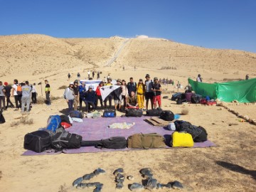 חניכי אחריי! לוד יצאו להתמודד עם אתגרי המדבר