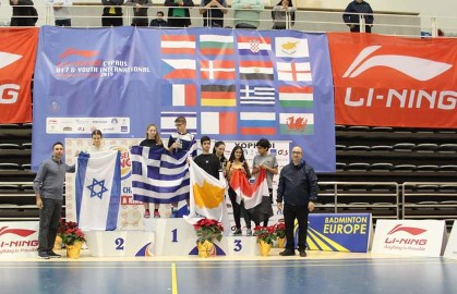3 פעמים על פודיום המנצחים לאלינה ברגלסון מלוד באליפות בינלאומית בקפריסין