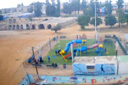מצלמות הביטחון בלוד הביאו ללכידת נערים החשודים בהצתת מתקן משחקים