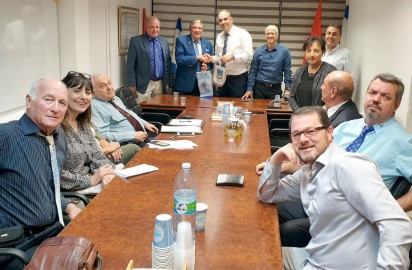 נגיד רוטרי ישראל התארח בלוד ונפגש עם ראש העיר
