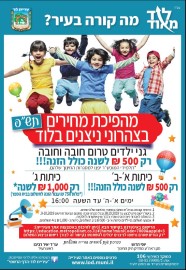 מהפיכת מחירים נוספת בצהרוני ניצנים בלוד!